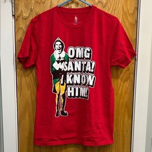 ELF OMG Santa I Know Him Graphic T-Shirt